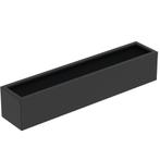 Aluminium plantenbak 200x40x40cm - Met bodem, Tuin en Terras, 100 cm of meer, Nieuw, Metaal, Rechthoekig
