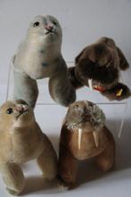 Steiff: 4 zeeleeuwen/walrussen - Pluche dier - 1990-2000 -