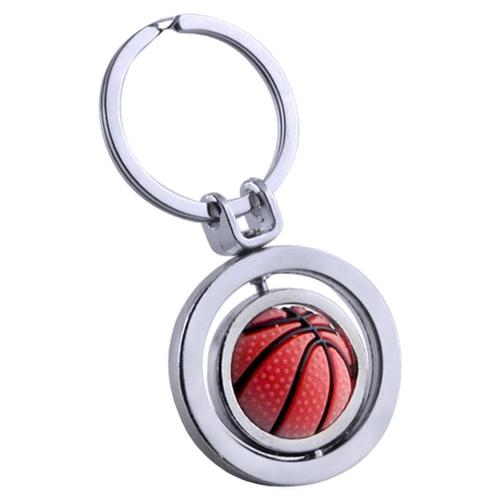 Fako Bijoux® - Sleutelhanger - Draaiende Basketbal -, Collections, Porte-clés, Envoi