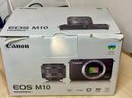 Canon Eos M10 + EF-M 15-45mm f 3,5-6,3 IS STM + SanDisk 64GB, Audio, Tv en Foto, Fotocamera's Digitaal, Nieuw