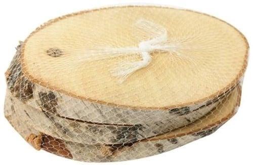 Boomstamschijf berkenschijf ovaal natural slice ca. l26/30, Hobby en Vrije tijd, Knutselen, Nieuw