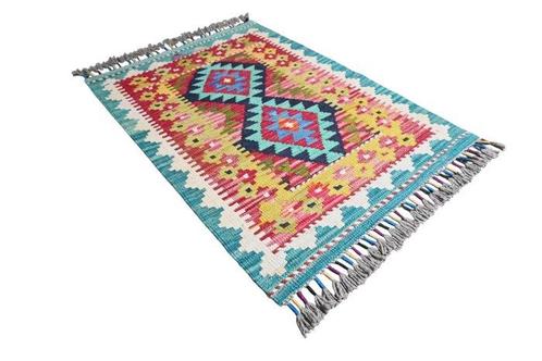 Kilim coloré - Tapis - 90 cm - 65 cm - jamais utilisé et, Antiek en Kunst, Kunst | Designobjecten