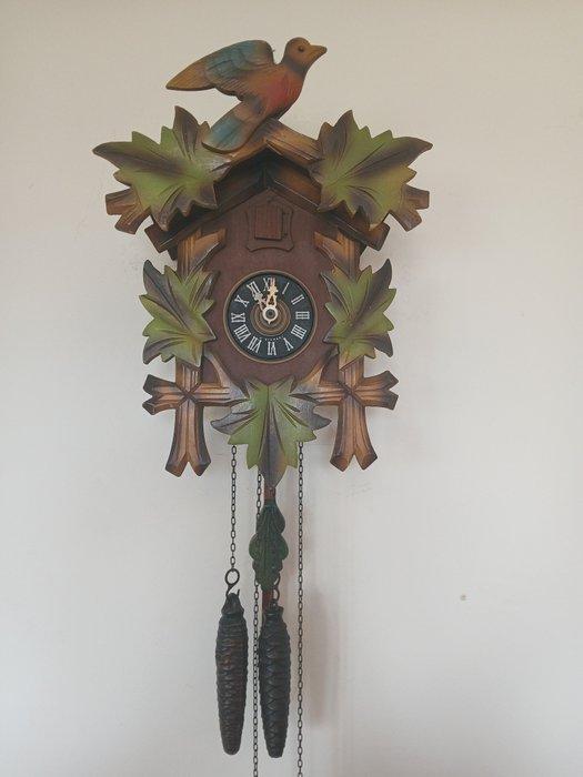 Koekoeksklok - Hout, Messing - 1960-1970, Antiek en Kunst, Curiosa en Brocante