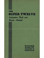 1948 SINGER TWELVE INSTRUCTIEBOEKJE ENGELS