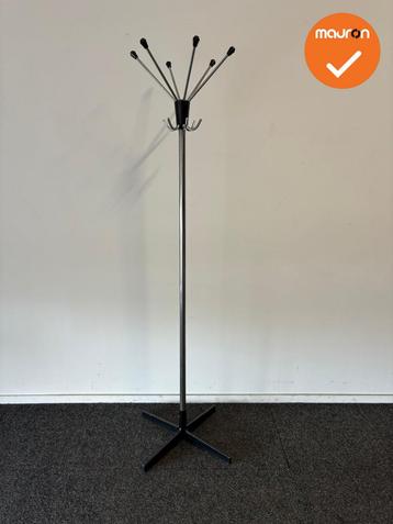 Staande kapstok - 12 Haaks - Zwart/Chroom beschikbaar voor biedingen