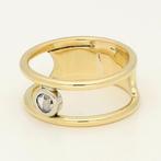 Ring - 18 karaat Geel goud Diamant (Natuurlijk), Handtassen en Accessoires, Ringen, Nieuw