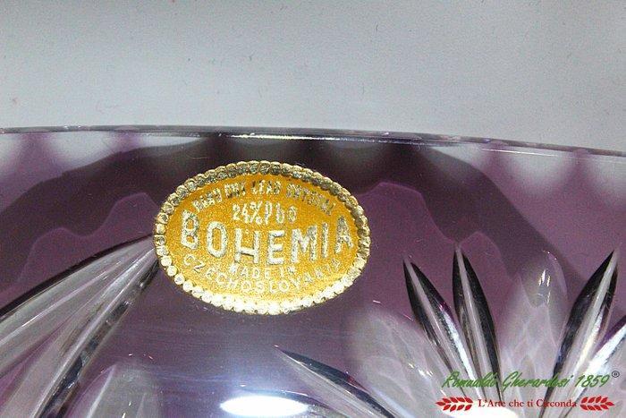 Boemia cristallo molato Viola 1930 Grande misura, Antiek en Kunst, Curiosa en Brocante