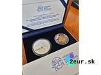 Slowakije. 2 Euro / 10 Euro 2025 Hockey Championship Proof, Postzegels en Munten