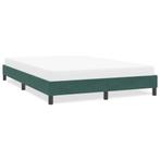 vidaXL Bedframe zonder matras 160x210 cm fluweel donkergroen, Verzenden, Nieuw