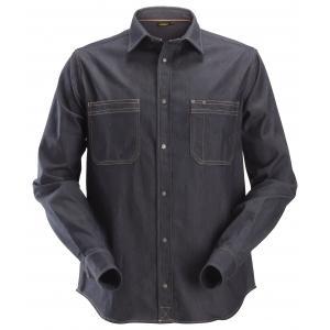 Snickers 8555 allroundwork, denim shirt - 6500 - denim -, Doe-het-zelf en Bouw, Veiligheidskleding