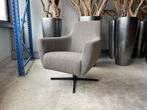 Veiling - Fauteuil Arsenie -Draaibaar- Boucle- Brown- Bruin, Huis en Inrichting, Fauteuils, Nieuw