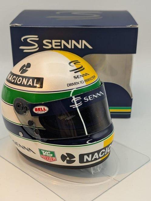 Ayrton Senna - Schaal 1/2 helm, Verzamelen, Automerken, Motoren en Formule 1