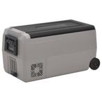 vidaXL Koelbox met wielen en handvat 60 L polypropeen zwart, Verzenden, Nieuw
