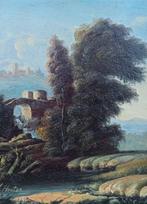 J. Hooter (XX) - Pareja de paisajes, Antiek en Kunst