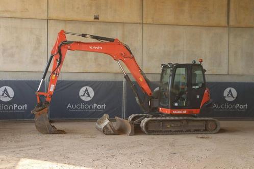 Veiling: Rupsgraafmachine Kubota KX080-4 Diesel 46.5kW 2019, Zakelijke goederen, Machines en Bouw | Kranen en Graafmachines, Ophalen