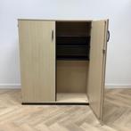 Tweedehands Kantinetafel 147,5 x120x 45,5 cm, Ahorn - zwart, Huis en Inrichting, Kasten | Overige, Gebruikt