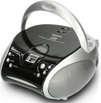Lenco SCD-27BK - Draagbare FM Radio CD Speler met AUX - Zwar, Verzenden, Nieuw