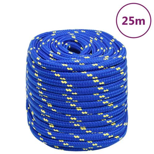 vidaXL Boottouw 18 mm 25 m polypropeen blauw, Doe-het-zelf en Bouw, IJzerwaren en Bevestigingsmiddelen, Nieuw, Verzenden