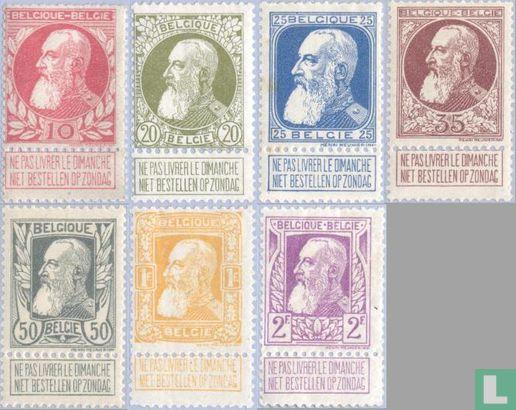 België - Koning Leopold II - 1905, Postzegels en Munten, Postzegels | Europa | België, Verzenden