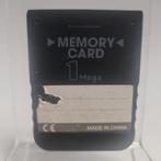 Zwarte 1 Mega Memorycard Playstation 1, Games en Spelcomputers, Spelcomputers | Sony Consoles | Accessoires, Ophalen of Verzenden