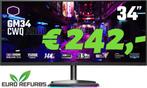 Gaming Monitor Refurbished 34 Inch Ultra Wide 1 Jaar Garanti, Computers en Software, Monitoren, Cooler Master, Verzenden, 101 t/m 150 Hz