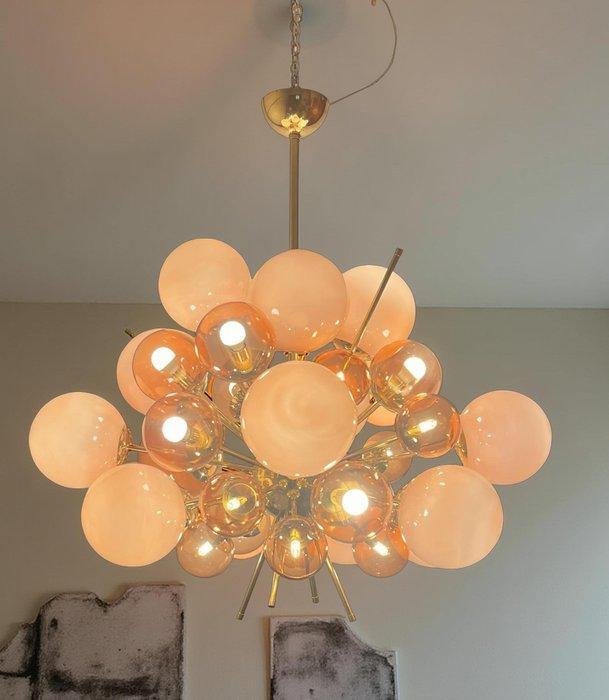 Lustre - Bubble XXL - Verre, Laiton, Métal, Antiek en Kunst, Antiek | Verlichting