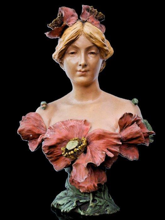 Amphora, Art Nouveau - Prof. Eduard Stellmacher - Wien -, Antiek en Kunst, Antiek | Glaswerk en Kristal