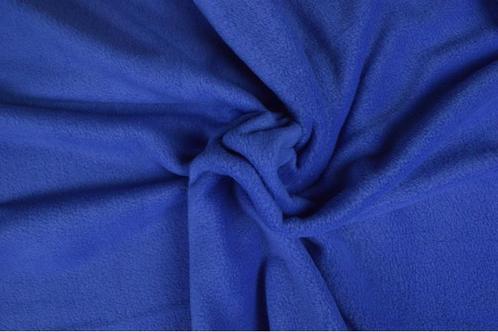 10 meter fleece stof - blauw - Anti Pilling Fleece, Hobby en Vrije tijd, Stoffen en Lappen, 120 cm of meer, 200 cm of meer, Blauw