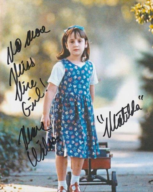 Matilda - Signed by Mara Wilson (Matilda), Verzamelen, Film en Tv