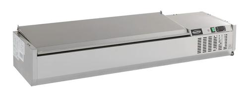 CombiSteel Opzetkoelvitrine RVS Deksel, Elektronische apparatuur, Vriezers en Diepvrieskisten, Ophalen of Verzenden