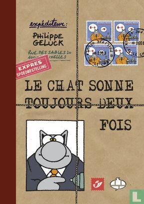 Kat, De [Geluck] - Le chat sonne toujours deux fois - 2008, Livres, BD, Envoi