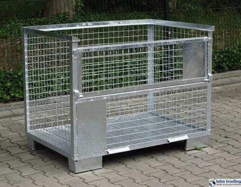 Gitterboxen Gaascontainer Gitterbox Gaaskrat GB008 verzinkt, Doe-het-zelf en Bouw, Kratten en Dozen, Nieuw