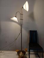 Staande lamp - Glas, Messing - Verstelbaar