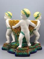 Jardinière - Minton-stijl plantbak. - Majolica - gedragen