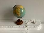 Räth Leipzig - Globe tafellamp - Hout, Glas - Weltglobus, Antiek en Kunst