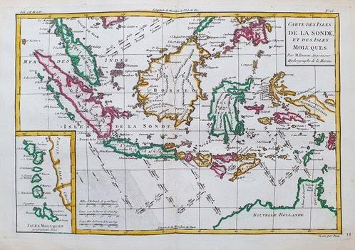 Asie, Carte - Indes orientales / Philippines / Malaisie /, Livres, Atlas & Cartes géographiques