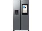 Samsung -   Family Hub™ - Side By Side Koelkast - Inox, 200 liter of meer, Verzenden, 60 cm of meer, Met aparte vriezer