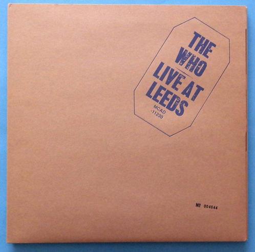 Who - Live At Leeds / One of The Best Live Album Of All Time, Cd's en Dvd's, Vinyl Singles