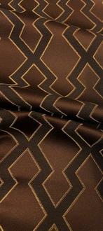 Decoratief jacquardweefsel met geometrische patronen en