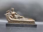 Beeld, Large Bronze Pauline Bonaparte - 19 cm - Brons,, Antiek en Kunst