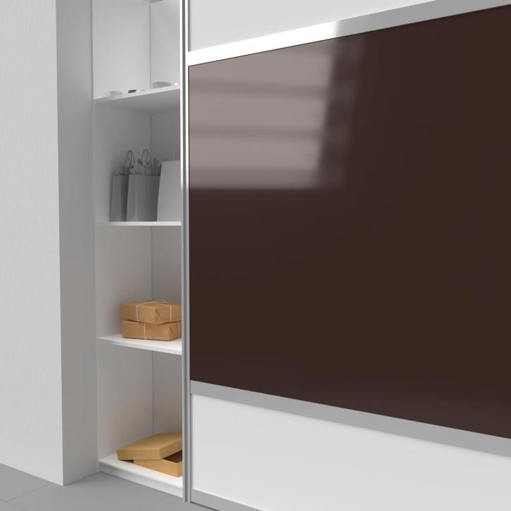 Lacobel dark brown 6 mm (onafgewerkt), Doe-het-zelf en Bouw, Glas en Ramen, Nieuw, Verzenden
