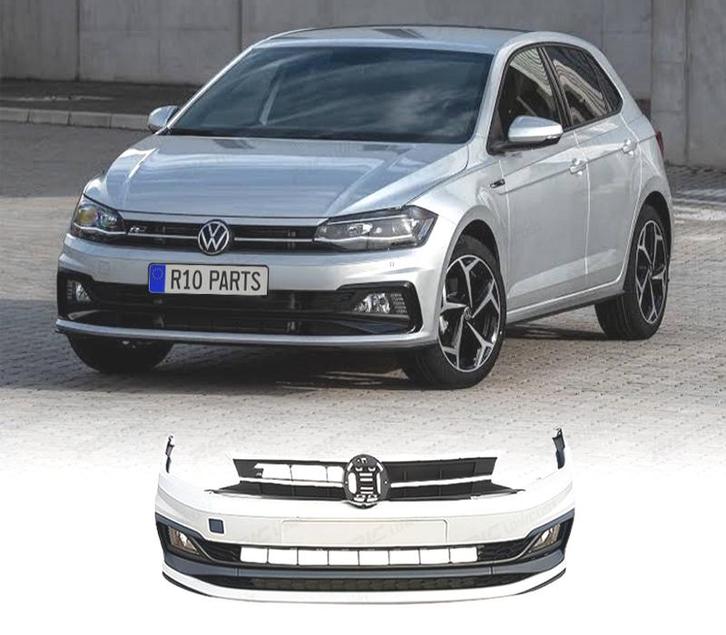 PARE-CHOCS AVANT VOLKSWAGEN VW POLO 17-21 LOOK R LINE, Autos : Pièces & Accessoires, Carrosserie & Tôlerie, Envoi