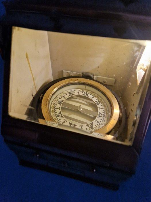 Boussole - Laiton, Verre, Cuivre - The Lionel Corporation /, Antiquités & Art, Curiosités & Brocante