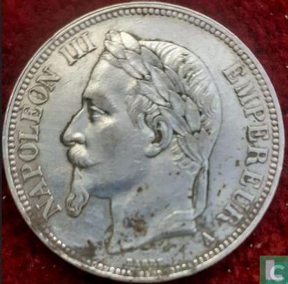 Frankrijk 5 francs 1869 (BB - zilver), Timbres & Monnaies, Monnaies | Europe | Monnaies non-euro, Envoi