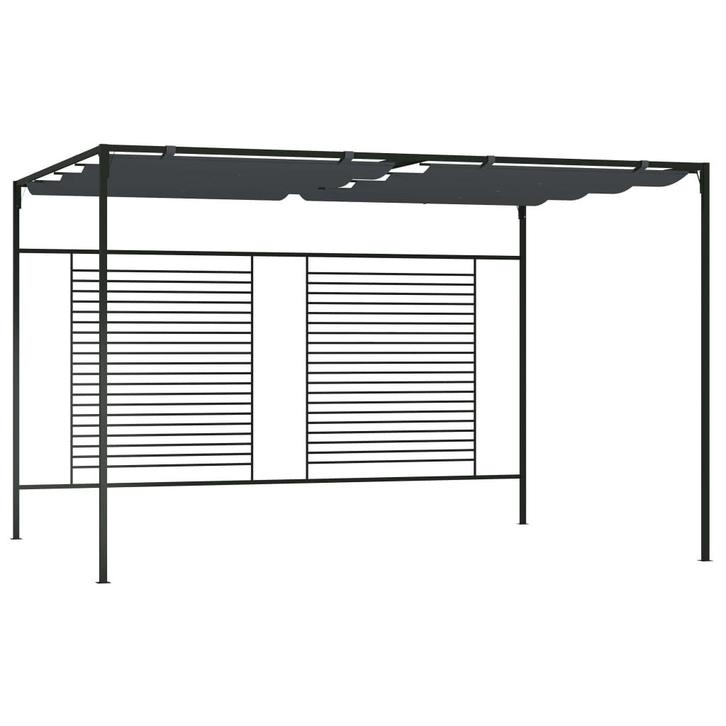 vidaXL Prieel met uittrekbaar dak 180 g/m² 4x3x2,3 m, Tuin en Terras, Partytenten, Nieuw, Verzenden
