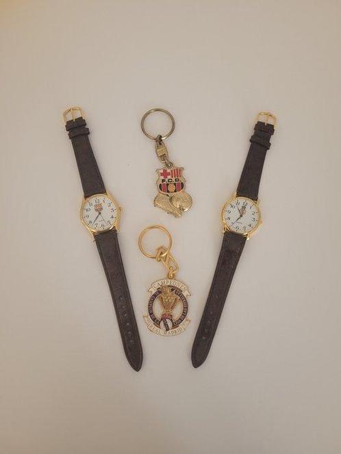 Fútbol Club Barcelona et Real Madrid. QUARTZ. 2 Montres, Verzamelen, Overige Verzamelen