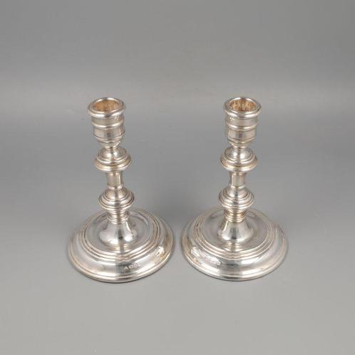 J.A. Campbell - Kandelaar (2) - .925 zilver, Antiek en Kunst, Antiek | Zilver en Goud
