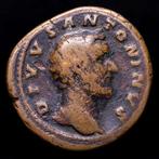 Romeinse Rijk. Antoninus Pius (138-161 n.Chr.). Sestertius, Postzegels en Munten