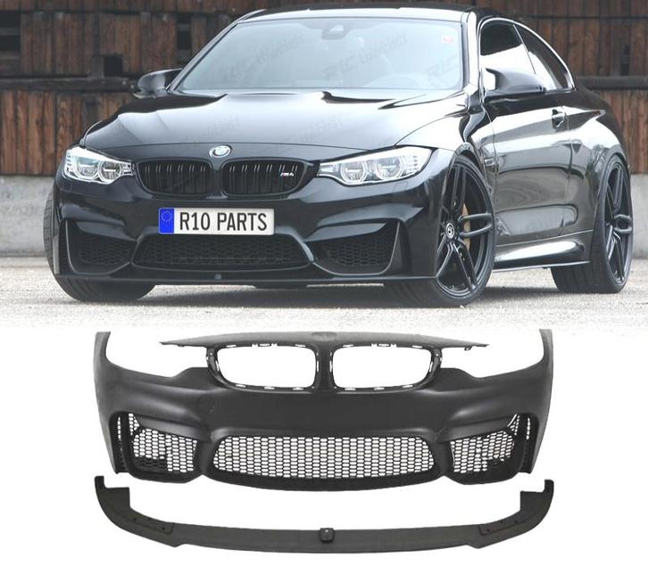 PARE-CHOCS AVANT BMW F32 F33 F36 13-18 LOOK M4 + SPOILER LIP, Auto-onderdelen, Carrosserie, Verzenden