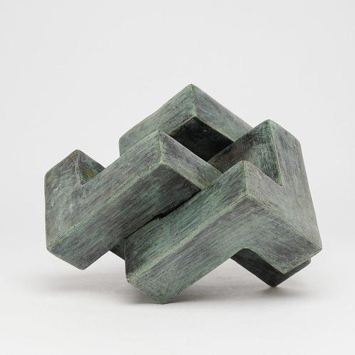 sculptuur, Very Heavy Cubist Sculpture - The Endless Knot, Antiek en Kunst, Kunst | Designobjecten